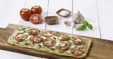 Flatbread with Tomatoes & Sweet Peppers