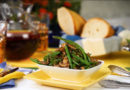 Snap Beans with Caramelized Onions & Mushrooms